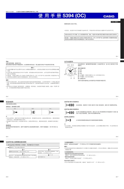 casio 卡西欧 5394